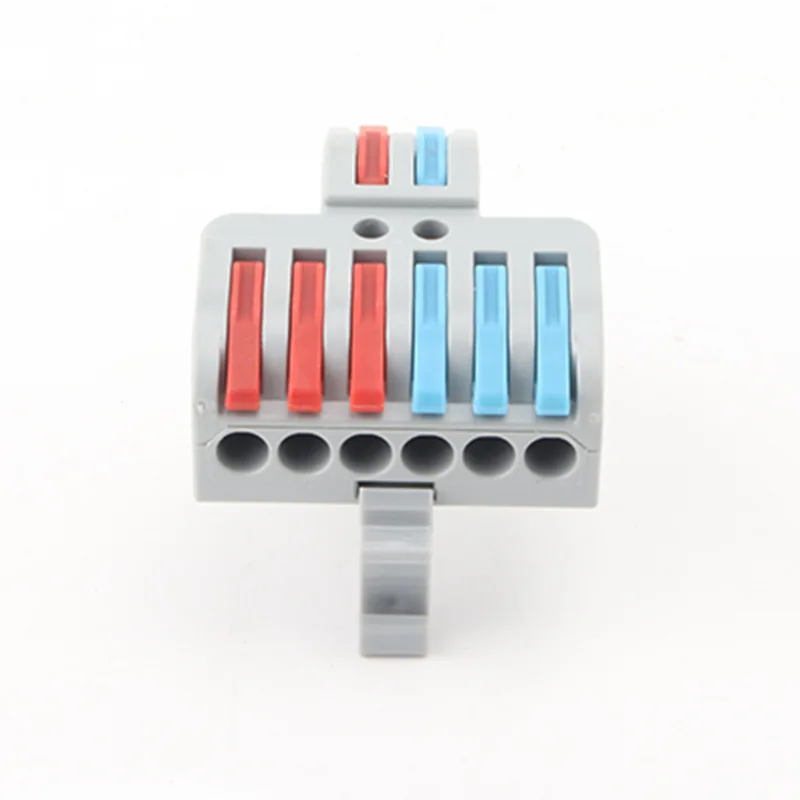 Multi-In Multi-Out Din Rail Type Splicing Wire Quick Connectors