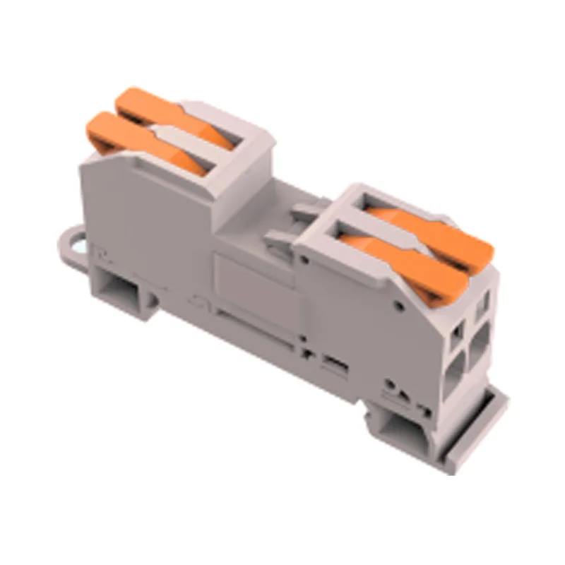 Multi-In Multi-Out M/F Din Rail ประเภท Splicing Wire Connectors